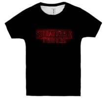 Детская 3D футболка Stranger Things Logo