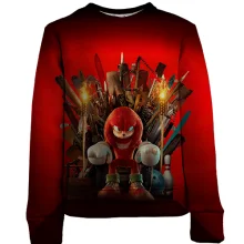 Детский 3D свитшот Knuckles TV