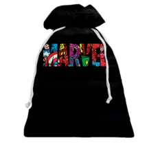 3D Подарочный мешочек MARVEL comix logo