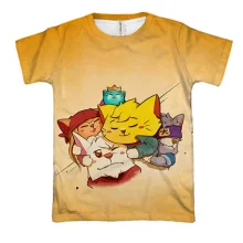 3D футболка Cat Quest heroes