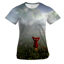Жіноча 3D футболка Unravel Two - Red