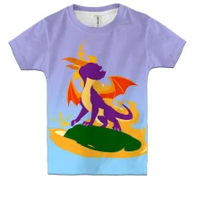 Детская 3D футболка Spyro the Dragon