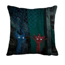 3D подушка Unravel Two - Blue and Red