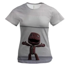 Женская 3D футболка Sackboy: A Big Adventure