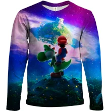 Детский 3D лонгслив Yoshi and Mario