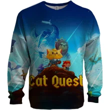 3D свитшот Cat Quest