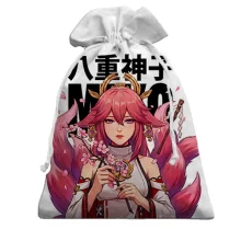 3D Подарунковий мішечок Miko tails - Genshin Impact