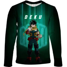 Детский 3D лонгслив Deku - MHA