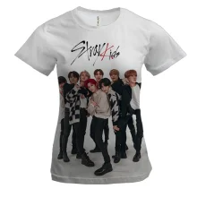 Женская 3D футболка Stray Kids Band