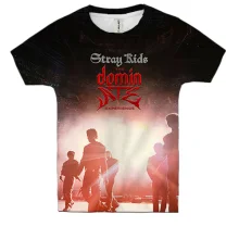 Детская 3D футболка Stray Kids - The dominATE experience
