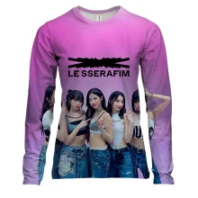 Женский 3D лонгслив Le Sserafim