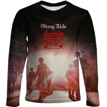 Детский 3D лонгслив Stray Kids - The dominATE experience