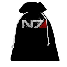 3D Подарочный мешочек N7 distressed