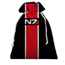 3D Подарочный мешочек N7 (с полосой)