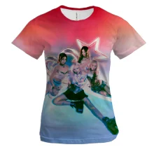 Женская 3D футболка GIRLSET (K-Pop)