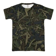3D футболка CS2 - Guns Camouflage