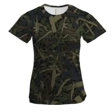 Женская 3D футболка CS2 - Guns Camouflage