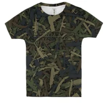 Детская 3D футболка CS2 - Guns Camouflage