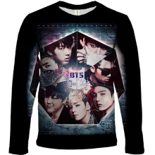 Дитячий 3D лонгслів BTS frame