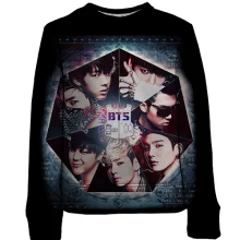Детский 3D свитшот BTS frame