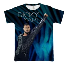 3D футболка Ricky Martin Live