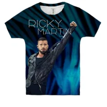 Детская 3D футболка Ricky Martin Live
