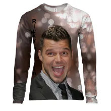 Женский 3D лонгслив Ricky Martin