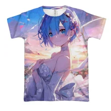 3D футболка Rem - ReZero