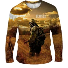 Мужской 3D лонгслив S.T.A.L.K.E.R. 2, поле