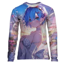 Женский 3D лонгслив Rem - ReZero