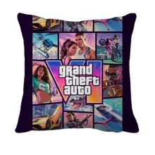 3D подушка GTA VI - постер и герои