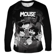 Мужской 3D лонгслив Mouse p.i. for hire