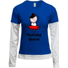Комбінований лонгслів Dancing queen