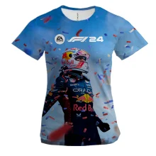 Женская 3D футболка F1 Max Verstappen