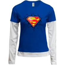 Комбинированный лонгслив Superbaby