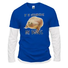 Мужской лонгслив Комби It is wednesday, my dudes