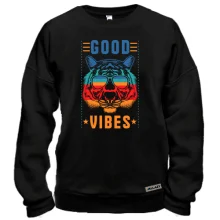 Свитшот с надписью "Good vibes"
