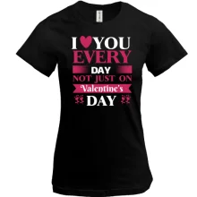 Футболка I love you every day