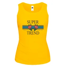 Жіноча майка з написом "Super Trend"