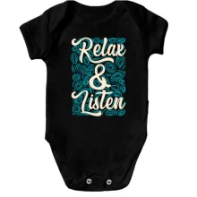 Детское боди Relax Listen