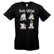 Футболка Pug Yoga Мопс Йога