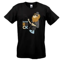 Футболка Born to Rock Лев с гитарой