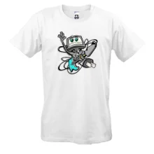 Футболка Robot Робот с гитарой