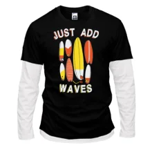 Комбінований лонгслів Just add waves Серфінг
