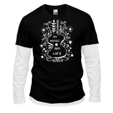 Комбинированный лонгслив Music Life Гитара