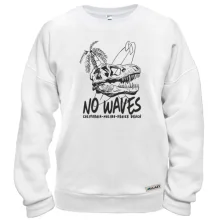 Світшот No waves Серфінг Динозавр