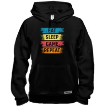 Толстовка Eat Sleep Game Repeat