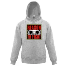 Детская толстовка Reason to fight Череп