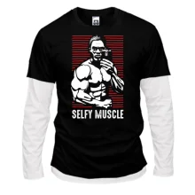 Комбінований лонгслів Selfie Muscle