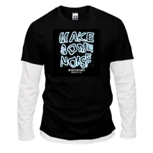 Комбинированный лонгслив Make some noise